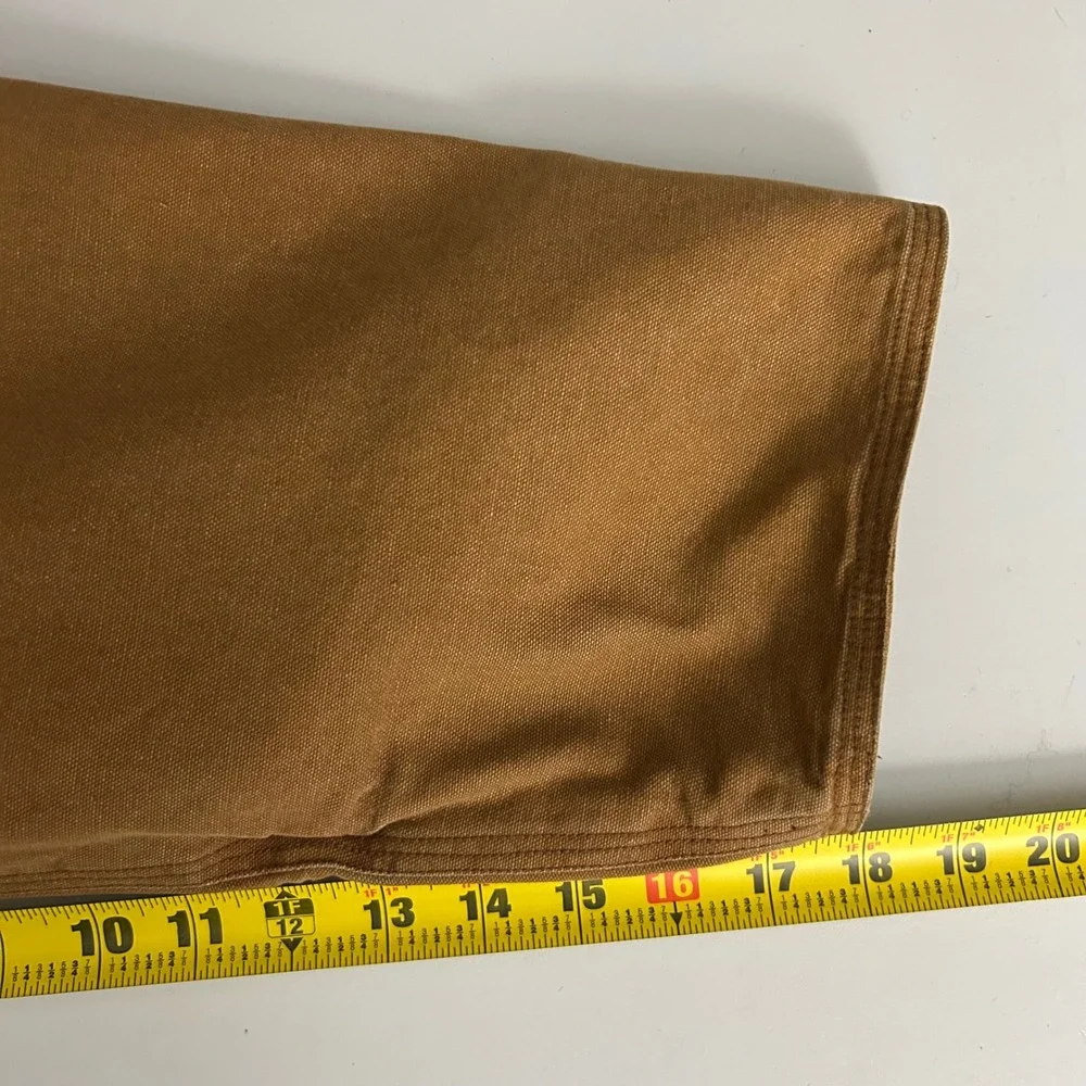 Vintage J. Crew Barn Jacket Mens Large Brown Plaid Lined Field Coat Oarsman - Picture 12 of 16